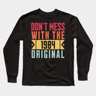 Retro 1984 Year - Birthday Gift Long Sleeve T-Shirt